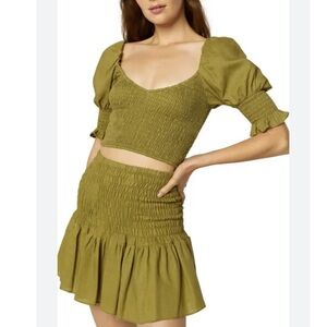 Misa Los Angeles Calla Smock Two Piece Set